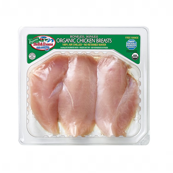 Org. Chicken Breasts B/L S/L